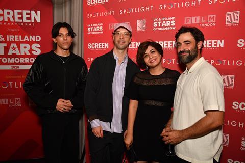 Luis Hindman, Bertil Nilsson, Fateme Ahmadi and Eoin Doran, UK & Ireland Stars